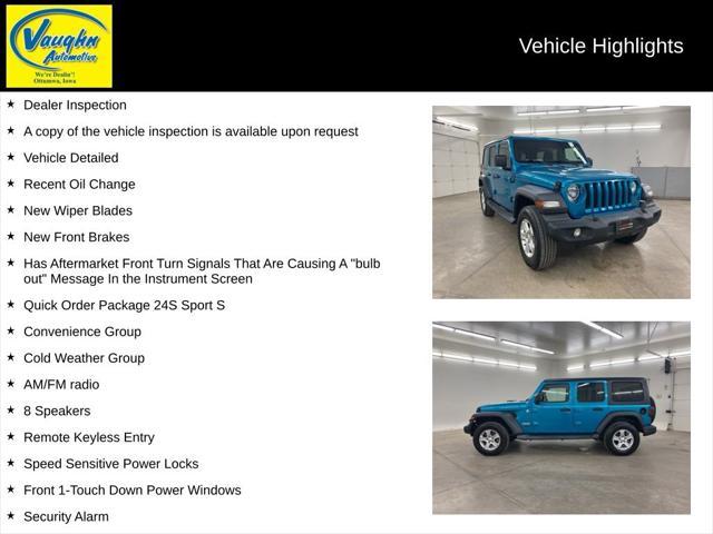 used 2020 Jeep Wrangler Unlimited car, priced at $27,299