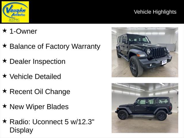 used 2024 Jeep Wrangler car, priced at $35,499