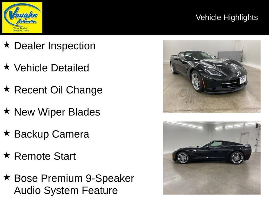 used 2016 Chevrolet Corvette car, priced at $46,499