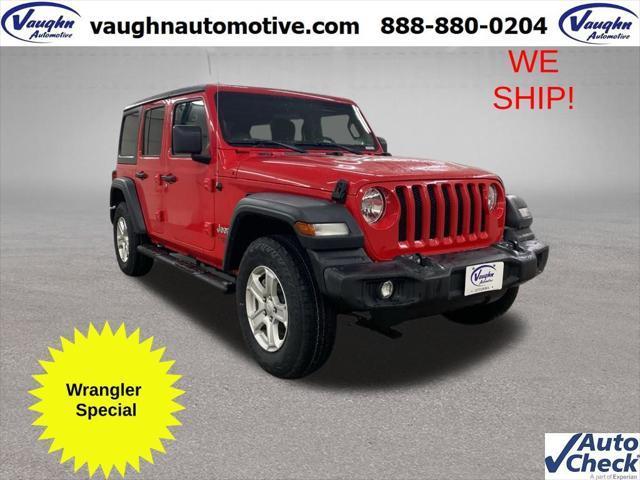 used 2018 Jeep Wrangler Unlimited car, priced at $19,999