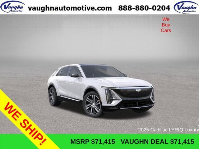 new 2025 Cadillac LYRIQ car, priced at $69,415