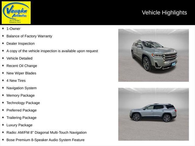 used 2023 GMC Acadia car, priced at $30,499
