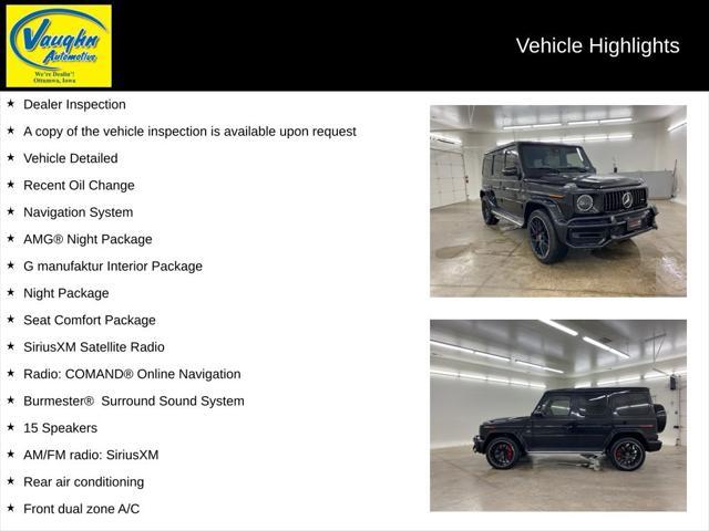 used 2020 Mercedes-Benz AMG G 63 car, priced at $137,999