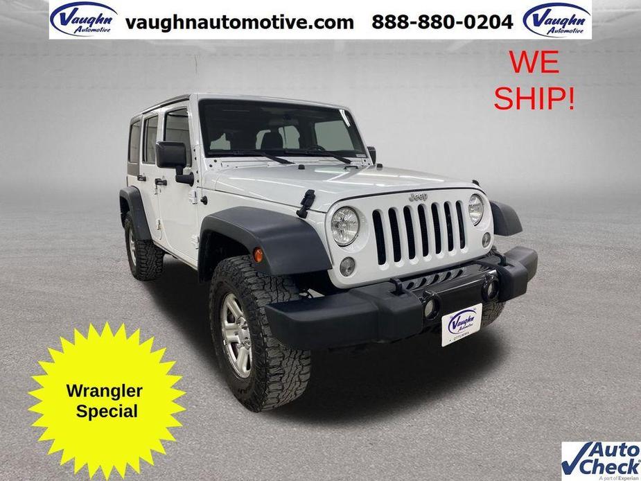 used 2017 Jeep Wrangler Unlimited car, priced at $19,299