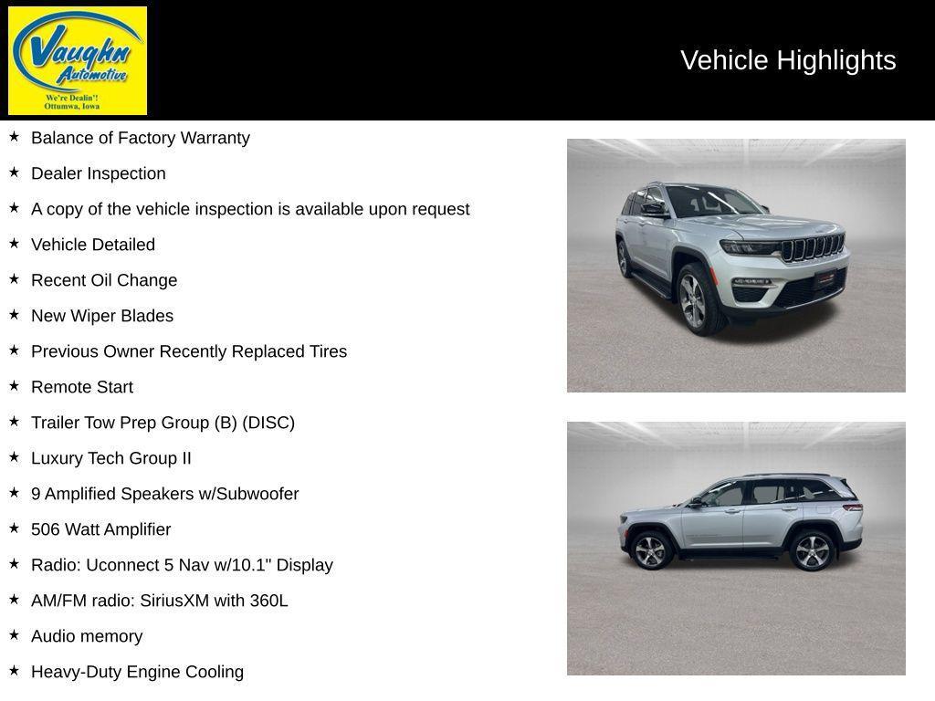 used 2023 Jeep Grand Cherokee car, priced at $29,999