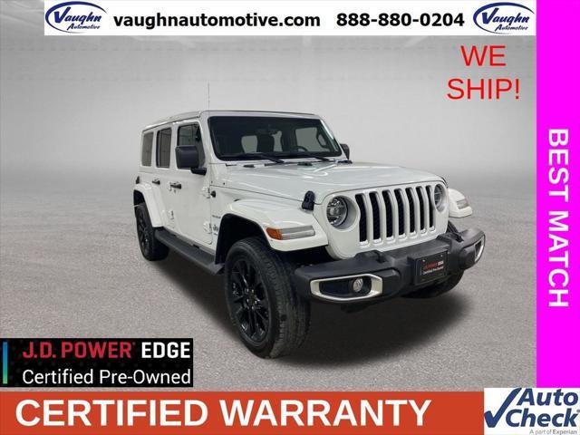 used 2021 Jeep Wrangler Unlimited 4xe car, priced at $29,999