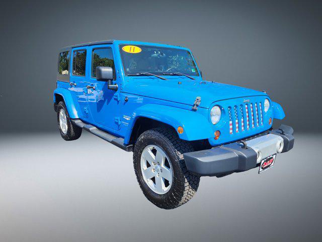 used 2011 Jeep Wrangler Unlimited car, priced at $13,785