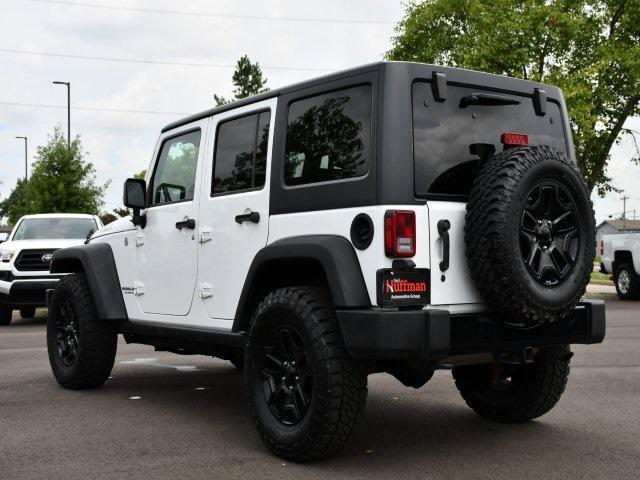 used 2017 Jeep Wrangler Unlimited car, priced at $19,844