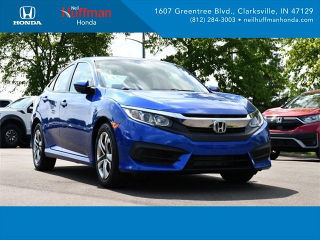 used 2016 Honda Civic car, priced at $14,787