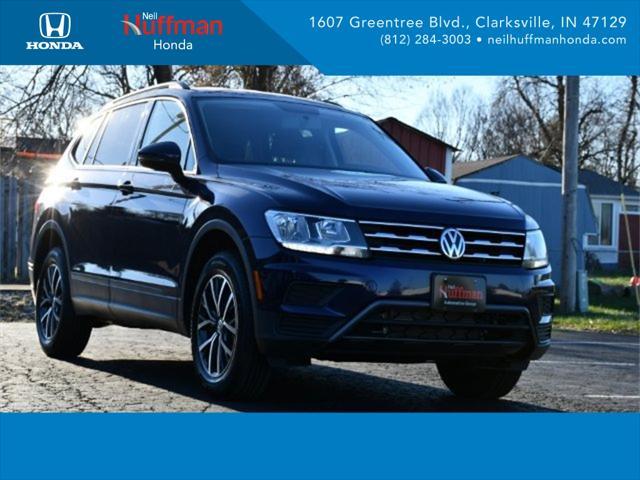 used 2021 Volkswagen Tiguan car, priced at $17,614