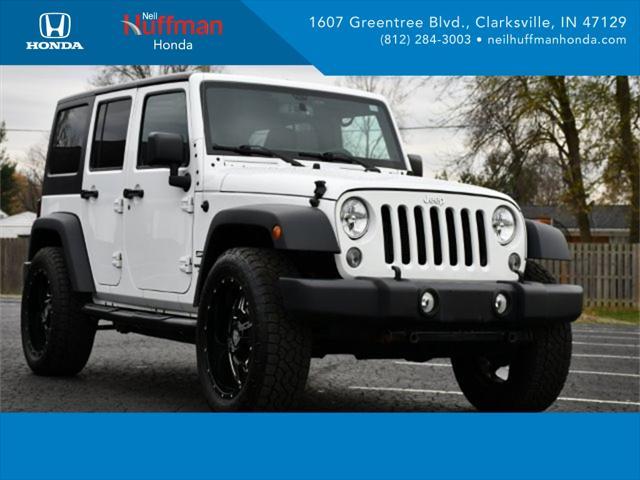 used 2016 Jeep Wrangler Unlimited car, priced at $19,153