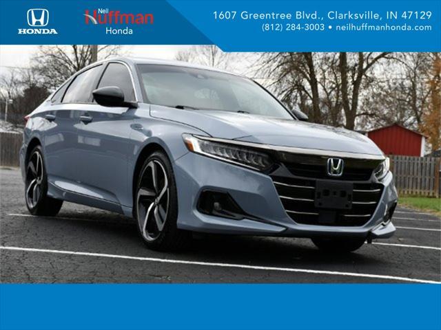 used 2022 Honda Accord Hybrid car, priced at $26,876