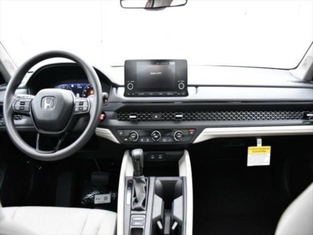 new 2025 Honda Accord car, priced at $30,705