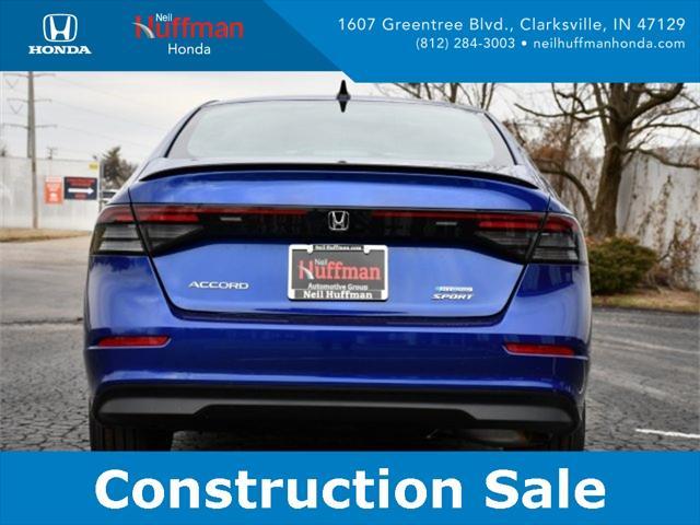 new 2025 Honda Accord Hybrid car, priced at $34,260
