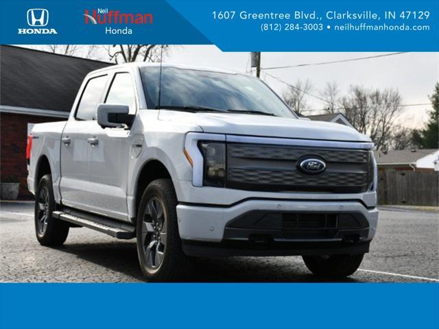 used 2023 Ford F-150 Lightning car, priced at $53,276