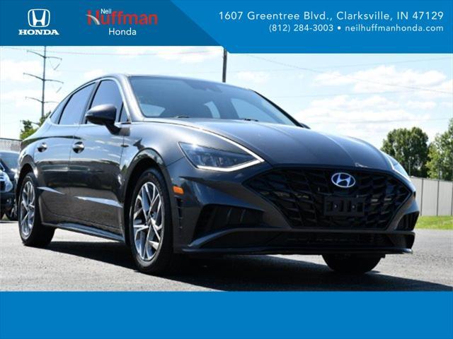 used 2021 Hyundai Sonata car, priced at $19,172