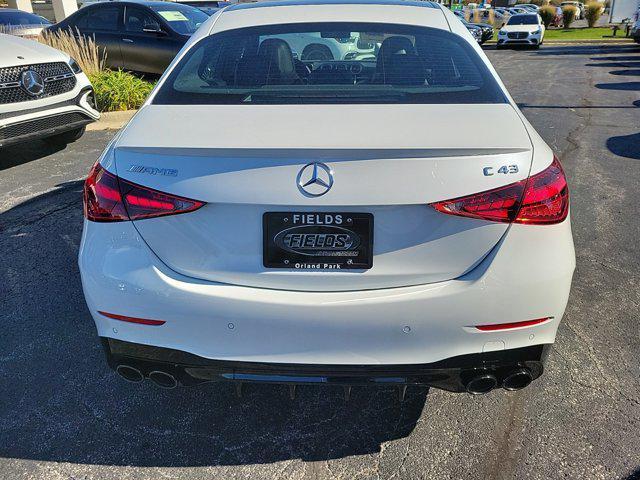 new 2024 Mercedes-Benz AMG C 43 car, priced at $76,075