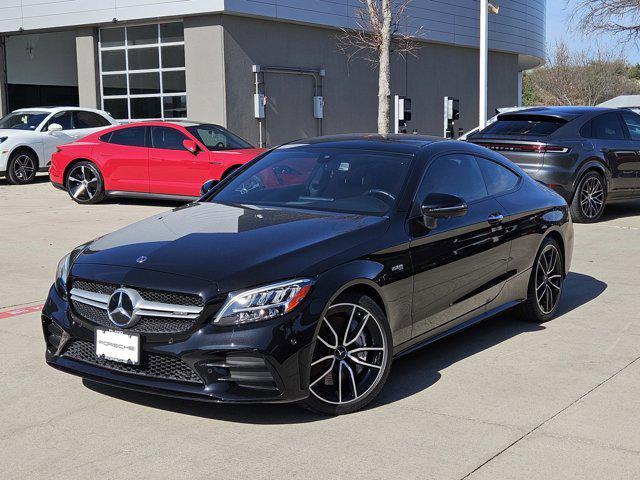 used 2021 Mercedes-Benz AMG C 43 car, priced at $39,995