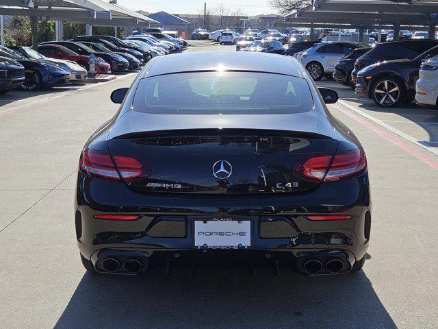 used 2021 Mercedes-Benz AMG C 43 car, priced at $39,995