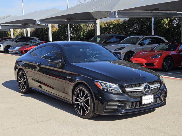 used 2021 Mercedes-Benz AMG C 43 car, priced at $39,995