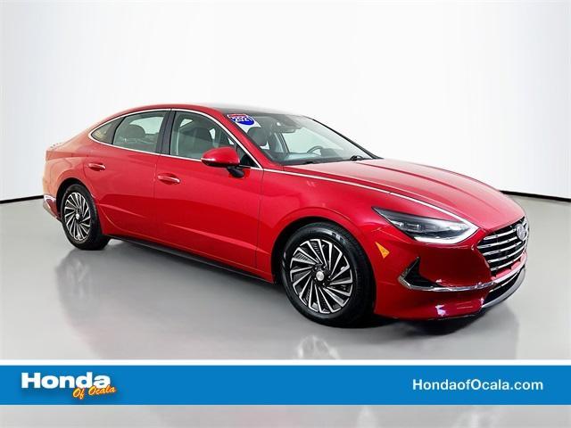 used 2021 Hyundai Sonata Hybrid car, priced at $20,000