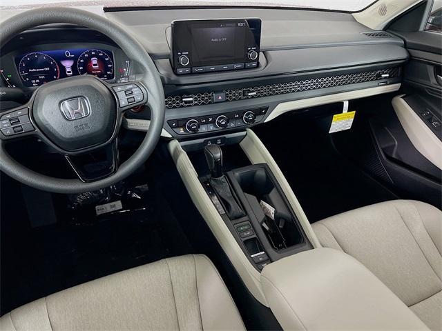 new 2025 Honda Accord car, priced at $30,939