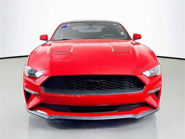 used 2018 Ford Mustang car, priced at $17,817