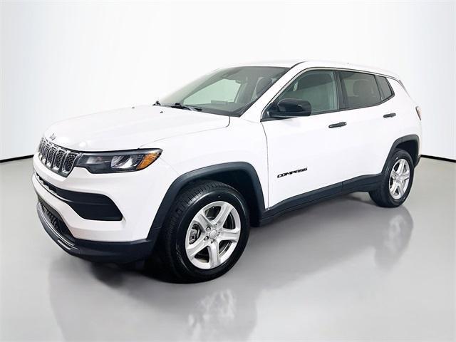 used 2023 Jeep Compass car, priced at $17,504