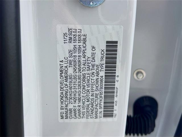 new 2026 Honda Ridgeline car, priced at $44,028