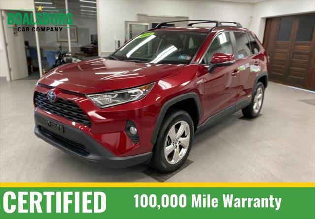 used 2021 Toyota RAV4 Hybrid car, priced at $33,985