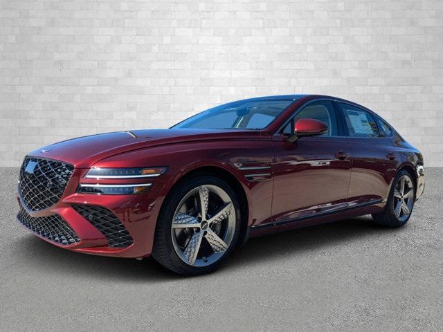 new 2025 Genesis G80 car, priced at $80,450