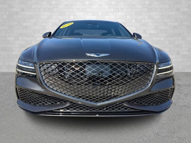 used 2024 Genesis G80 car, priced at $57,852