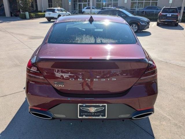 new 2025 Genesis G70 car, priced at $49,825