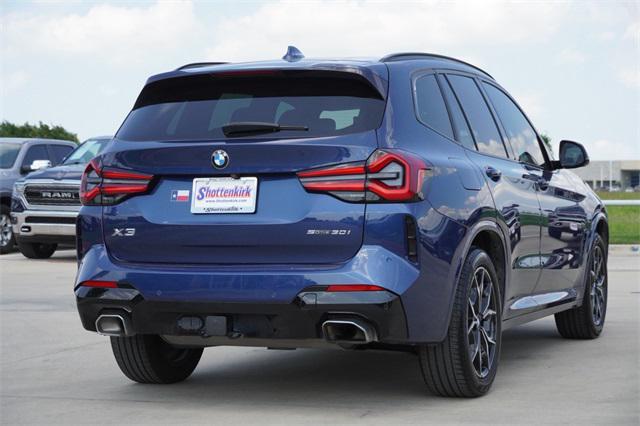 used 2022 BMW X3 car, priced at $32,526