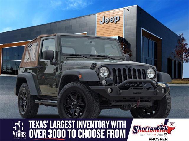 used 2016 Jeep Wrangler car, priced at $18,988