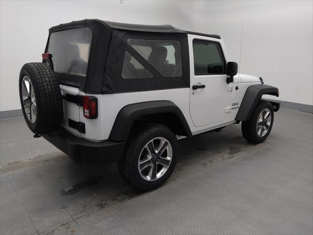 used 2017 Jeep Wrangler car, priced at $19,395