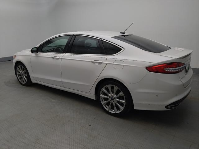 used 2017 Ford Fusion car, priced at $17,995