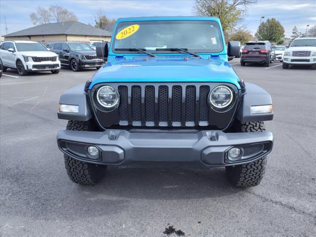 used 2022 Jeep Wrangler car, priced at $30,500