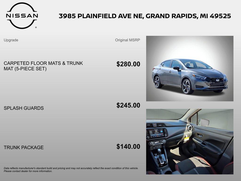 new 2025 Nissan Versa car, priced at $22,001