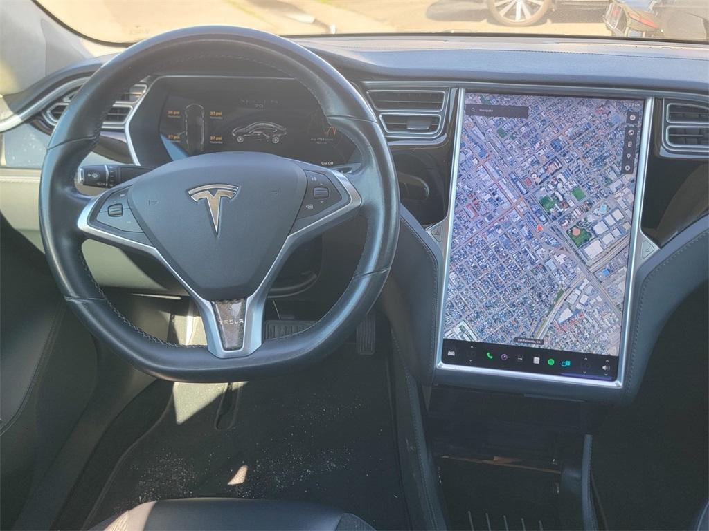 used 2015 Tesla Model S car, priced at $13,490