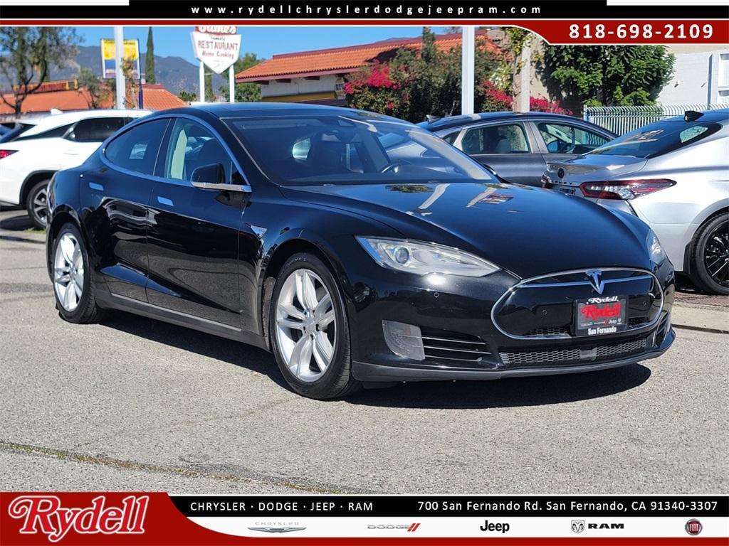 used 2015 Tesla Model S car, priced at $13,490