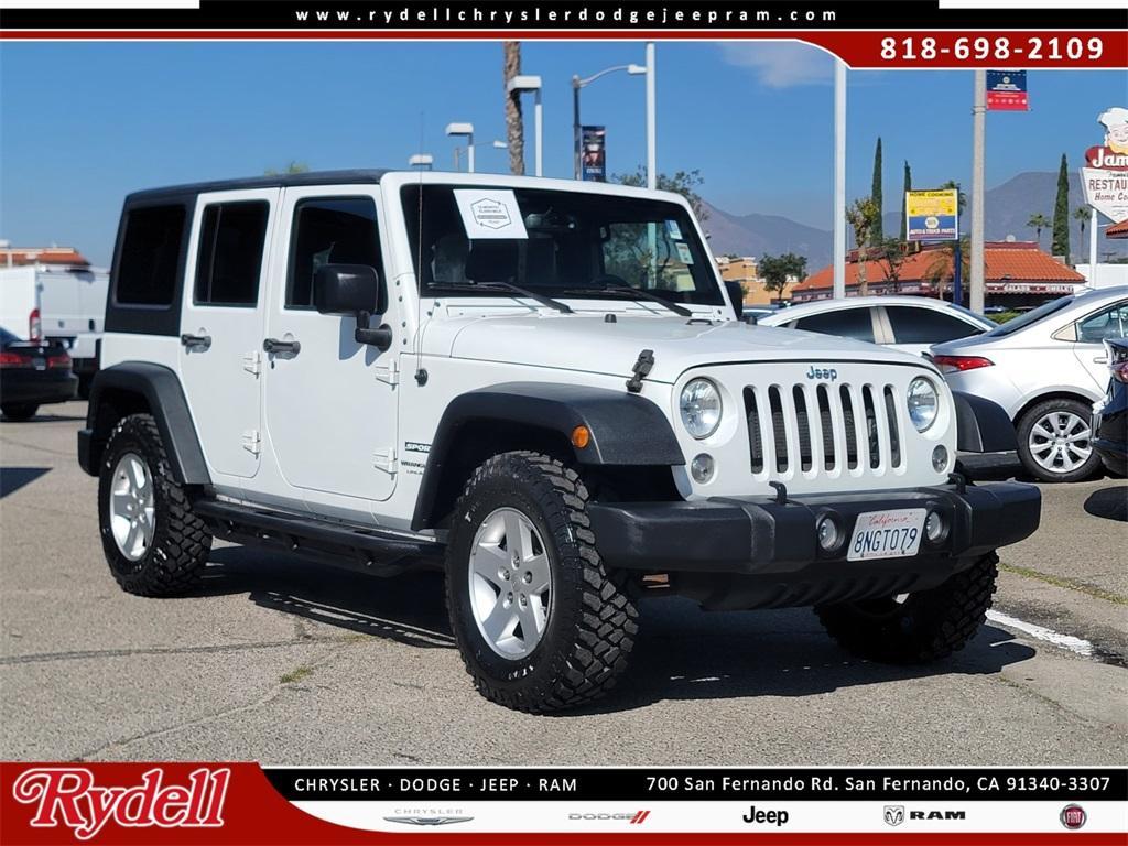 used 2018 Jeep Wrangler JK Unlimited car, priced at $16,990