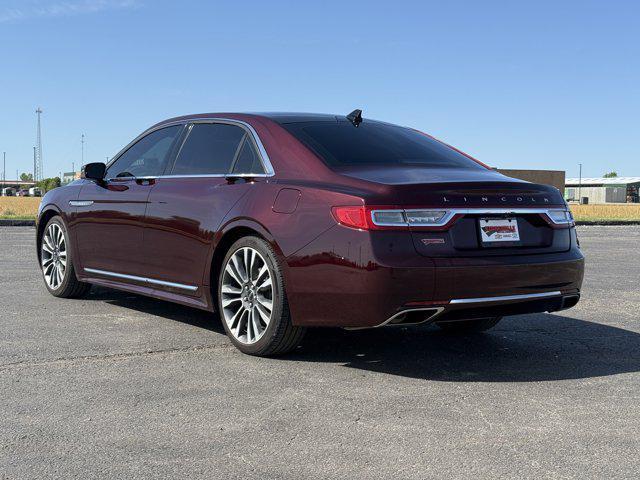 used 2018 Lincoln Continental car, priced at $22,000