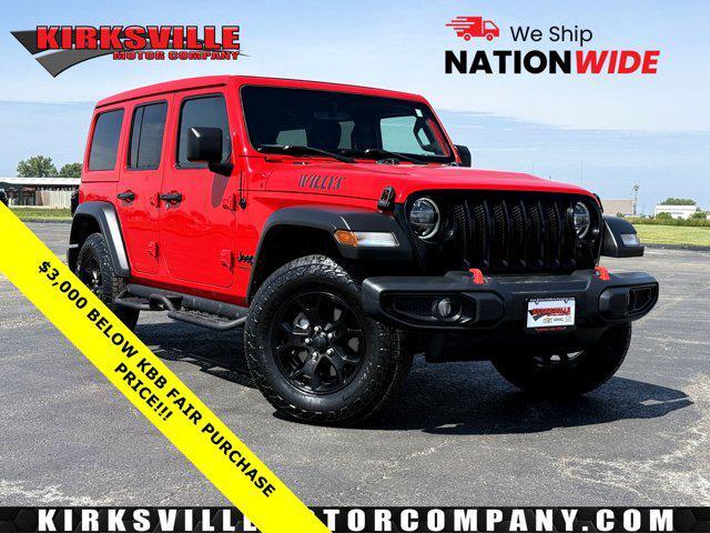 used 2021 Jeep Wrangler car, priced at $26,000