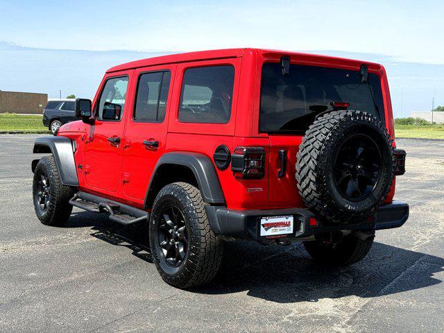 used 2021 Jeep Wrangler car, priced at $28,500