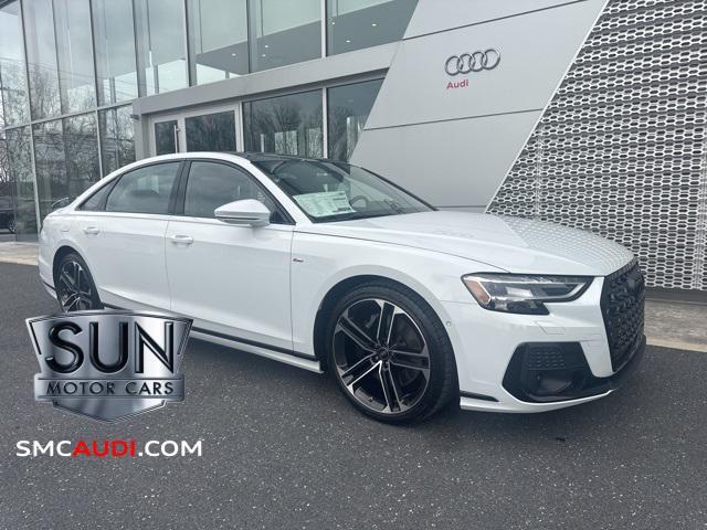 new 2025 Audi A8 car, priced at $96,395