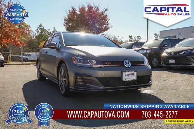 used 2018 Volkswagen Golf GTI car, priced at $20,795