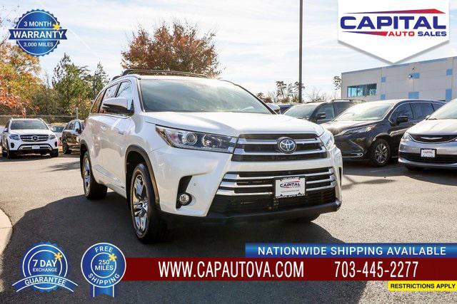 used 2019 Toyota Highlander Hybrid car, priced at $25,595