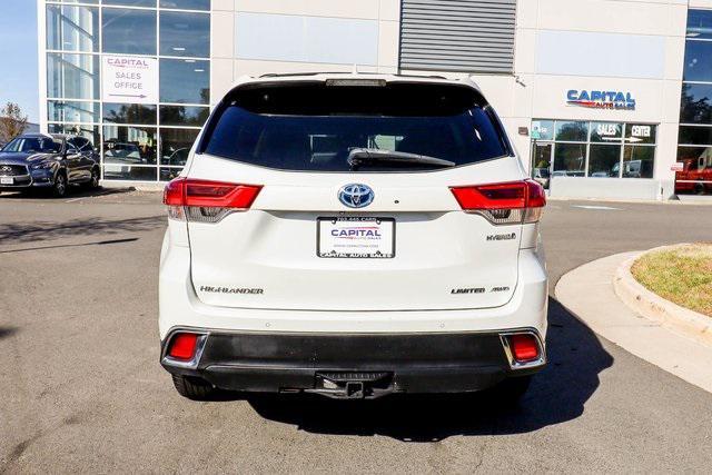 used 2019 Toyota Highlander Hybrid car, priced at $27,645