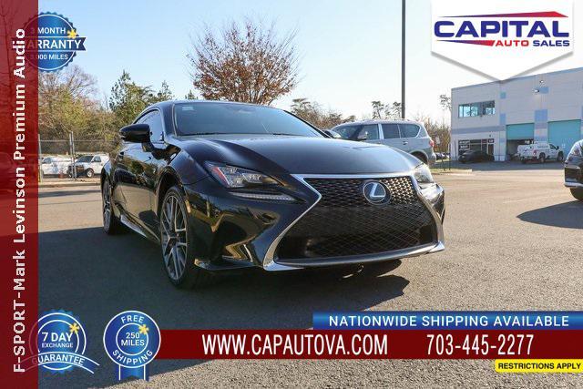 used 2018 Lexus RC 350 car, priced at $25,538